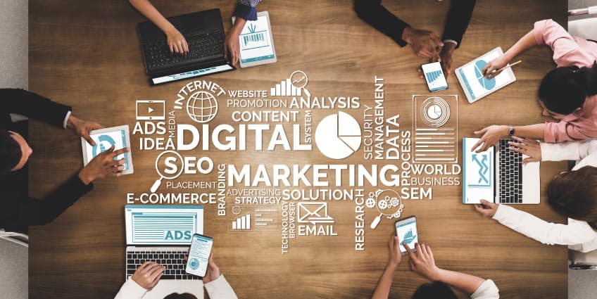 Imagem referente a área Marketing e Comunicação
