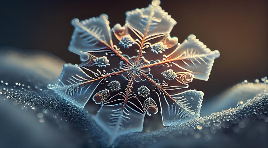 COMO SE FORMAM OS FLOCOS DE NEVE?