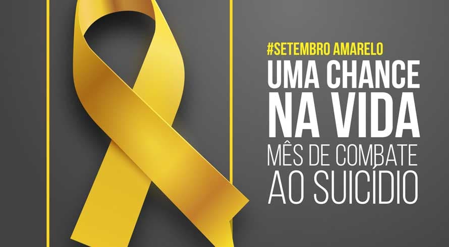 Setembro Amarelo: mês de prevenção ao suicídio. Ligue 188 para pedir ajuda